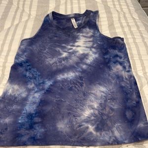Tie dye purple/blue